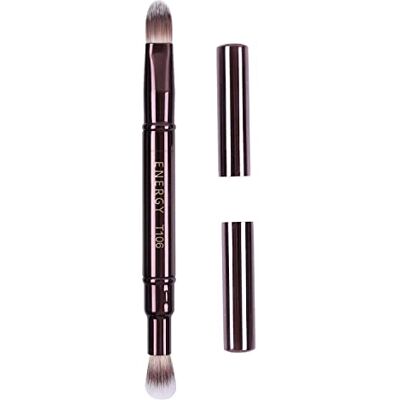 ENERGY 2-in-1 Concealer Penseel met dubbel uiteinde, blender kwast, reismake-upborstel voor vloeistof, crème, poeder (cadeau voor haar, cadeau voor vrouwen) ENERGY 2-in-1 Concealer Penseel met dubbel uiteinde, blender kwast, reismake-upborstel voor vloeistof, crème, poeder (cadeau voor haar, cadeau voor vrouwen)