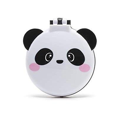 Legami Borstel met spiegel, thema, mooi haar, opent en sluit met één klik, praktisch en praktisch om overal te dragen, panda Legami Borstel met spiegel, thema, mooi haar, opent en sluit met één klik, praktisch en praktisch om overal te dragen, panda