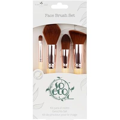 So Eco Gezicht Make-up Borstel Set 1 Unit So Eco Gezicht Make-up Borstel Set 1 Unit