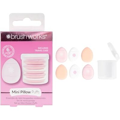 Brushworks Set van 6 mini pofkussens Brushworks Set van 6 mini pofkussens