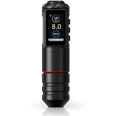 Ambition Ninja Pro tattoo-machine, roterende tattoo-machine met patronen, intelligente facturering, motor zonder koolstof, voeding 2000 mAh, voor beginners en professionals Ambition Ninja Pro tattoo-machine, roterende tattoo-machine met patronen, intelligente facturering, motor zonder koolstof, voeding 2000 mAh, voor beginners en professionals