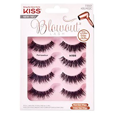 Kiss Blowout Lash Collection 4 paar herbruikbare valse wimpers met wimperlijm Kiss Blowout Lash Collection 4 paar herbruikbare valse wimpers met wimperlijm