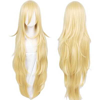 Linfairy Rachel Lange blonde pruik voor dames, 90 cm Linfairy Rachel Lange blonde pruik voor dames, 90 cm
