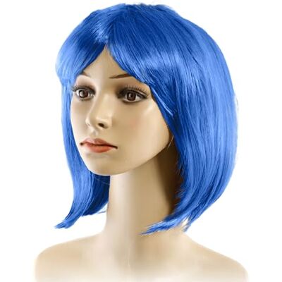 TMK Bob pruik voor feestjes cosplay carnaval Halloween multipack cond.5700 (blauw, 3 stuks) TMK Bob pruik voor feestjes cosplay carnaval Halloween multipack cond.5700 (blauw, 3 stuks)