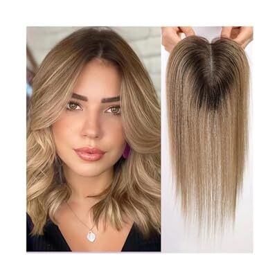 xiuling4568 11,5 x 13,5 cm, echt menselijk haar, pruik met lokken, Zwitserse kanten clip, rechte topper, haar voor vrouwen, haarverlies of grijs, haargebieden (35,6 cm) haarverlenging (lichtbruin lichtbruin) xiuling4568 11,5 x 13,5 cm, echt menselijk haar, pruik met lokken, Zwitserse kanten clip, rechte topper, haar voor vrouwen, haarverlies of grijs, haargebieden (35,6 cm) haarverlenging (lichtbruin lichtbruin)