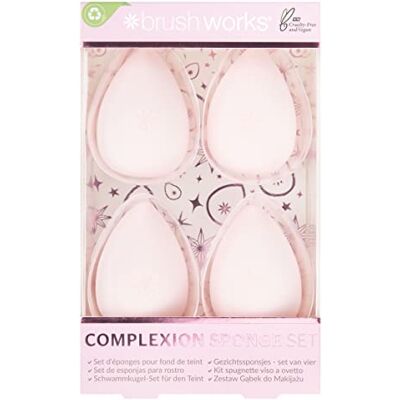 Brushworks Set badstofballen, één maat, roze 25 12 110 Brushworks Set badstofballen, één maat, roze 25 12 110
