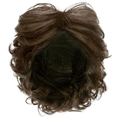 MIVAIUN Pruiken voor heren, kort, krullend, cosplay, Halloween, kostuum, afropruik, lang, haar, blond, 70-80, discostijl, voor dagelijks kostuum, bruin MIVAIUN Pruiken voor heren, kort, krullend, cosplay, Halloween, kostuum, afropruik, lang, haar, blond, 70-80, discostijl, voor dagelijks kostuum, bruin