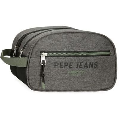 Pepe Jeans Edmon Pennenetui, 26 x 16 x 10 cm, polyester, grijs Pepe Jeans Edmon Pennenetui, 26 x 16 x 10 cm, polyester, grijs
