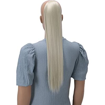 CAISHA PrettyShop HC21 Haarverlenging, 60 cm, gevlochten, paardenstaart, glad, lichtblond CAISHA PrettyShop HC21 Haarverlenging, 60 cm, gevlochten, paardenstaart, glad, lichtblond