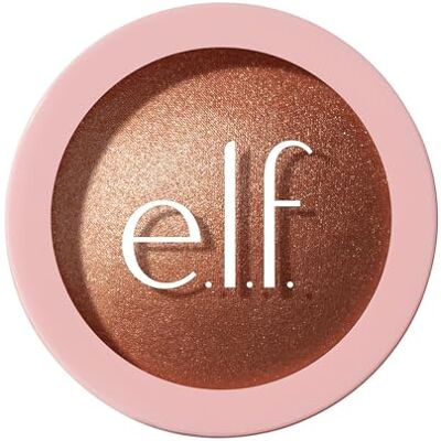 e.l.f. Highlighter Halo Glow Silky Powder, make-up fixator met microglitter voor langdurige en scheurvrije grip, veganistisch en dierproefvrij gecertificeerd, kopertunist e.l.f. Highlighter Halo Glow Silky Powder, make-up fixator met microglitter voor langdurige en scheurvrije grip, veganistisch en dierproefvrij gecertificeerd, kopertunist