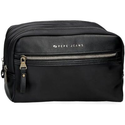 Pepe Jeans Morgan reisaccessoires cosmeticatas voor dames, zwart., Eén maat, Toilettas Pepe Jeans Morgan reisaccessoires cosmeticatas voor dames, zwart., Eén maat, Toilettas