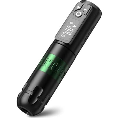 Ambition Soldier Batterij Pen Tattoo Cartridge Roterende Machine met 2400 mAh Draadloze Power Kernloze Motor Digitale LED-display voor Tattoo-artiesten Ambition Soldier Batterij Pen Tattoo Cartridge Roterende Machine met 2400 mAh Draadloze Power Kernloze Motor Digitale LED-display voor Tattoo-artiesten