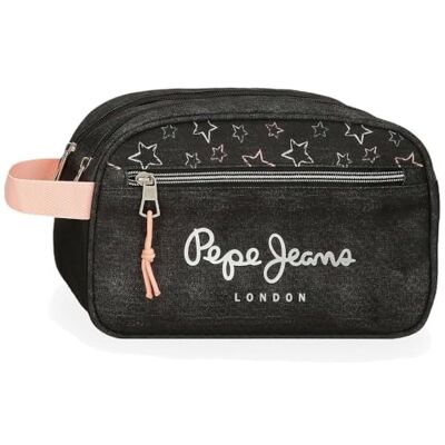 Pepe Jeans Cintia Nececer aanpasbare tassen, 26 x 16 x 10 cm, polyester, zwart Pepe Jeans Cintia Nececer aanpasbare tassen, 26 x 16 x 10 cm, polyester, zwart