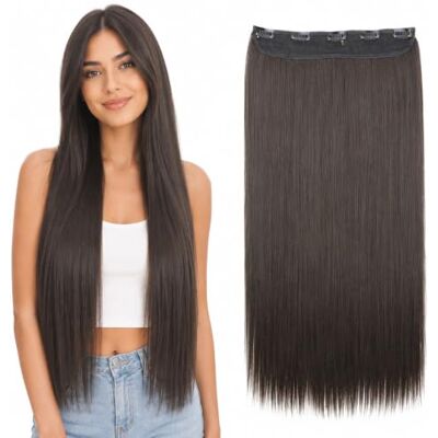 CAISHA PRETTYSHOP Clip-In-Extensions, 70 cm, bruin C53a CAISHA PRETTYSHOP Clip-In-Extensions, 70 cm, bruin C53a