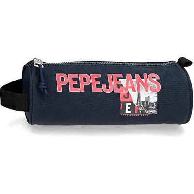 Pepe Jeans Dikran Pennenetui, rond, blauw, 23 x 9 x 9 cm, polyester, blauw, ronde etui, Blauw, ronde etui Pepe Jeans Dikran Pennenetui, rond, blauw, 23 x 9 x 9 cm, polyester, blauw, ronde etui, Blauw, ronde etui