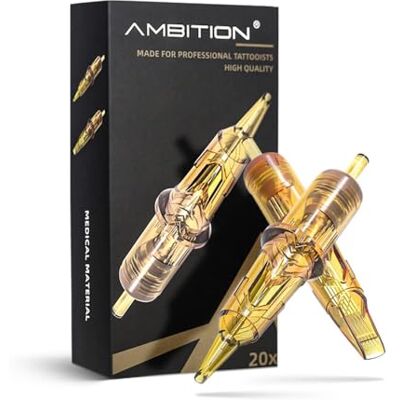 Ambition Glory Naalden Wegwerp Tattoo Patronen #12 Standaard 7RL 20 stuks 0,35 mm voor Roterende Tattoo Machine (Professionele Levering) Ambition Glory Naalden Wegwerp Tattoo Patronen #12 Standaard 7RL 20 stuks 0,35 mm voor Roterende Tattoo Machine (Professionele Levering)
