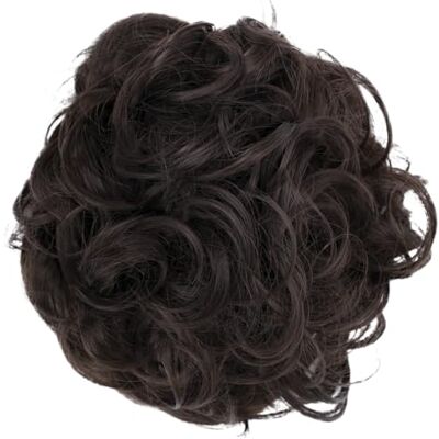 CAISHA PRETTYSHOP XL haarstukje Chouchou voor het verkrijgen van volumineus opgedaan haar, krullen, knot, bruin G4E CAISHA PRETTYSHOP XL haarstukje Chouchou voor het verkrijgen van volumineus opgedaan haar, krullen, knot, bruin G4E