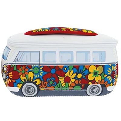 BRISA Volkswagen Collection Universele neopreen tas voor make-up, cosmetica, cultuur, reizen, apotheek, design T1 Bulli Bus, Flower Power/meerkleurig, groot (30 x 14 x 12 cm), groot (30 x 14 x 12 cm), groot (30 BRISA Volkswagen Collection Universele neopreen tas voor make-up, cosmetica, cultuur, reizen, apotheek, design T1 Bulli Bus, Flower Power/meerkleurig, groot (30 x 14 x 12 cm), groot (30 x 14 x 12 cm), groot (30