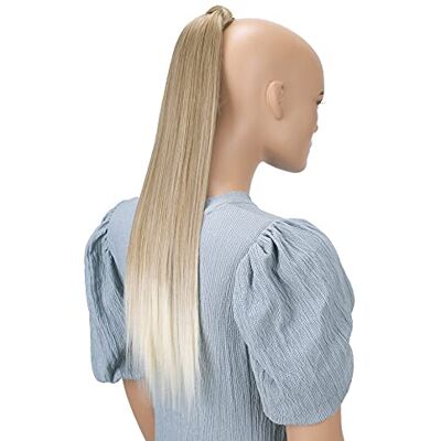 CAISHA HCK15 Haarstukje, recht, 60 cm, gevlochten, met zelfklevende sluiting, roodblond mix CAISHA HCK15 Haarstukje, recht, 60 cm, gevlochten, met zelfklevende sluiting, roodblond mix