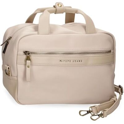 Pepe Jeans Morgan Toilettas aanpasbaar met schouderriem, beige, 31 x 21 x 15 cm, polyester en PU van Joumma Bags, beige, Talla única, aanpasbare tas met schouderriem, beige, één maat Pepe Jeans Morgan Toilettas aanpasbaar met schouderriem, beige, 31 x 21 x 15 cm, polyester en PU van Joumma Bags, beige, Talla única, aanpasbare tas met schouderriem, beige, één maat