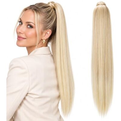 CAISHA HCK10 Haarstukje, recht, 60 cm, gevlochten, met zelfklevende sluiting, aardbeiblond, mix CAISHA HCK10 Haarstukje, recht, 60 cm, gevlochten, met zelfklevende sluiting, aardbeiblond, mix