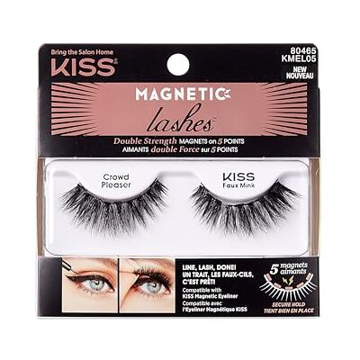 Kiss Magnetische Lash Collection 1 paar kunstwimpers, herbruikbaar, kunstwimpers, met 5 magneten, dubbele sterkte Kiss Magnetische Lash Collection 1 paar kunstwimpers, herbruikbaar, kunstwimpers, met 5 magneten, dubbele sterkte