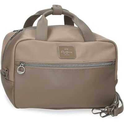 Pepe Jeans Christine reisaccessoires, cosmeticatas voor dames, Beige, Eén maat, Toilettas Pepe Jeans Christine reisaccessoires, cosmeticatas voor dames, Beige, Eén maat, Toilettas