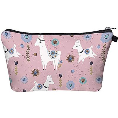 Leuchtbox Modieuze toilettas, make-uptas, waterdicht, originele bedrukte patronen, voor reizen, vakantie en dagelijks gebruik, Lama Ranch, Toilettas Leuchtbox Modieuze toilettas, make-uptas, waterdicht, originele bedrukte patronen, voor reizen, vakantie en dagelijks gebruik, Lama Ranch, Toilettas