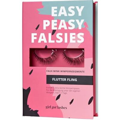 girl got lashes GirlGotLashes Flutter Fling Grote dozen met handgemaakte wimperextensions voor thuis, 5 paar wimpers, 5-7 dagen houdbaar, veganistisch girl got lashes GirlGotLashes Flutter Fling Grote dozen met handgemaakte wimperextensions voor thuis, 5 paar wimpers, 5-7 dagen houdbaar, veganistisch