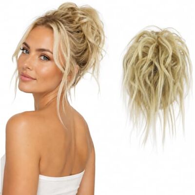 CAISHA PrettyShop XXL haarstuk, haarelastiek, volume, golvend, lichtblond, G4F CAISHA PrettyShop XXL haarstuk, haarelastiek, volume, golvend, lichtblond, G4F