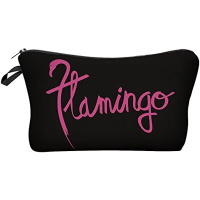 Leuchtbox Modieuze toilettas, make-uptas, waterdicht, originele printpatronen voor reizen, vakantie en dagelijks gebruik, Flamingo Script, Toilettas Leuchtbox Modieuze toilettas, make-uptas, waterdicht, originele printpatronen voor reizen, vakantie en dagelijks gebruik, Flamingo Script, Toilettas