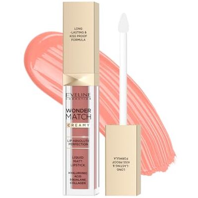 EVELINE COSMETICS Eveline satijnen lippenstift voor verzorgde make-upliefhebbers om comfortabel te kleuren met nauwkeurig formaat EVELINE COSMETICS Eveline satijnen lippenstift voor verzorgde make-upliefhebbers om comfortabel te kleuren met nauwkeurig formaat