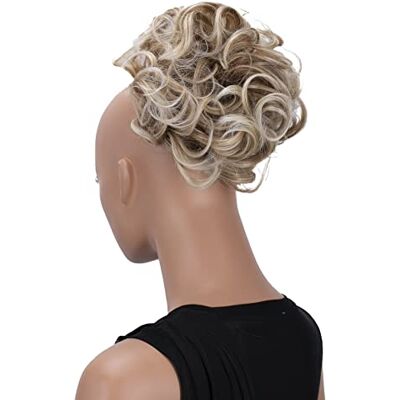 CAISHA PRETTYSHOP Knot Haarstuk Vlecht Haarbroodje Hepburn-Broodje Haarelastiek Opsteekkapsels Blond Mix HK112 CAISHA PRETTYSHOP Knot Haarstuk Vlecht Haarbroodje Hepburn-Broodje Haarelastiek Opsteekkapsels Blond Mix HK112