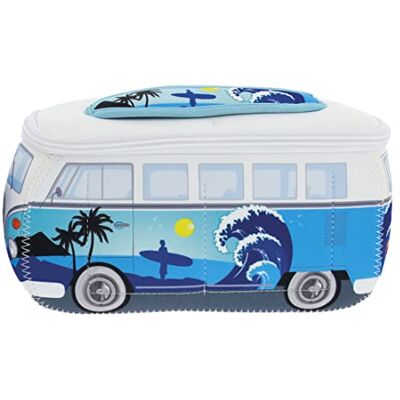 BRISA VW Collection Universele neopreen make-uptas voor reizen en apotheek bus T1 Bulli (surf/lichtblauw/groot) BRISA VW Collection Universele neopreen make-uptas voor reizen en apotheek bus T1 Bulli (surf/lichtblauw/groot)