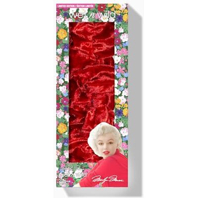 wet 'n wild Wet n Wild Marilyn Monroe Icon Haarband van fluweelzachte stof voor make-up en huidverzorging, rood, antislip design wet 'n wild Wet n Wild Marilyn Monroe Icon Haarband van fluweelzachte stof voor make-up en huidverzorging, rood, antislip design