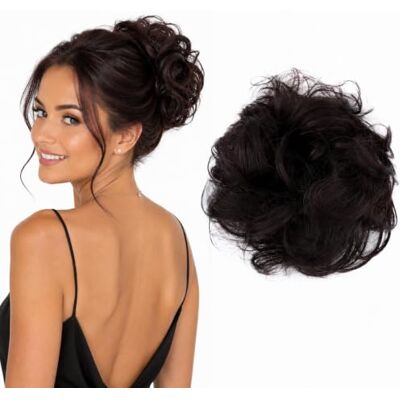 CAISHA Prettyshop G26A haarverlenging, rommelig, knot, bruin CAISHA Prettyshop G26A haarverlenging, rommelig, knot, bruin