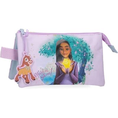 Disney Joumma Watch us Shine Pennenetui, drievoudig, roze, 22 x 12 x 5 cm, polyester, roze, drievoudig etui, Roze, Drievoudig etui Disney Joumma Watch us Shine Pennenetui, drievoudig, roze, 22 x 12 x 5 cm, polyester, roze, drievoudig etui, Roze, Drievoudig etui