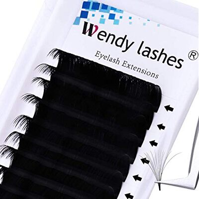 WENDY LASHES Russisch volume wimperverlenging boeket 0,07 mm C-krul gemengd 12 mm Easy Fan Lashes 3D 5D 6D 7D 8D 10D Bouquet de Cils Soie Extension de Cils Professionnel WENDY LASHES Russisch volume wimperverlenging boeket 0,07 mm C-krul gemengd 12 mm Easy Fan Lashes 3D 5D 6D 7D 8D 10D Bouquet de Cils Soie Extension de Cils Professionnel