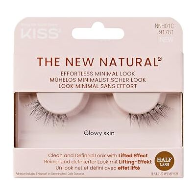 Kiss The New Natural Half Lash 01 Glowy Skin Kiss The New Natural Half Lash 01 Glowy Skin