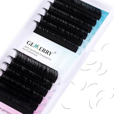 GEMERRY Wimperextensions, 15-20 mm, professionele wimperextensions, 0,05 D-krul, kunstwimpers, afzonderlijk, één voor één, lang, natuurlijk, wimperverlenging (0,05-D-krulmix 15-20 mm) GEMERRY Wimperextensions, 15-20 mm, professionele wimperextensions, 0,05 D-krul, kunstwimpers, afzonderlijk, één voor één, lang, natuurlijk, wimperverlenging (0,05-D-krulmix 15-20 mm)