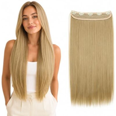 CAISHA PRETTYSHOP Clip-In-Extensions, Kunsthaar extensies, 60 cm, blond C71 CAISHA PRETTYSHOP Clip-In-Extensions, Kunsthaar extensies, 60 cm, blond C71