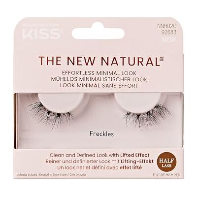 Kiss The New Natural halve wimpers 02 freckles Kiss The New Natural halve wimpers 02 freckles