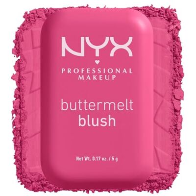 NYX PROFESSIONAL MAKEUP Blush Buttermelt Romige textuur met sheaboter, amandelboter en mangoboter gemakkelijk te mengen voor een frisse look Kleur: Butta with Time NYX PROFESSIONAL MAKEUP Blush Buttermelt Romige textuur met sheaboter, amandelboter en mangoboter gemakkelijk te mengen voor een frisse look Kleur: Butta with Time