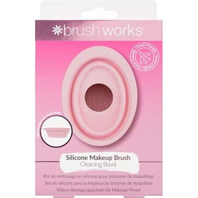 Brushworks Siliconen reinigingskom voor make-upkwasten Brushworks Siliconen reinigingskom voor make-upkwasten