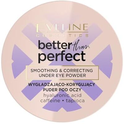 EVELINE COSMETICS Better Than Perfect Poudre lissante et correctrice sous les yeux Vegan Série Better Than Perfect Finition satinée longue durée EVELINE COSMETICS Better Than Perfect Poudre lissante et correctrice sous les yeux Vegan Série Better Than Perfect Finition satinée longue durée