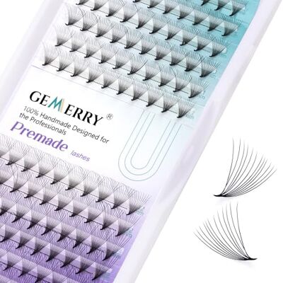 GEMERRY Wimperverlenging, 12D, boeket, kant-en-klare wimpers, 0,07 mm, D-krul, Russisch volume, 8-14 mm, mix kunstwimpers, afzonderlijk, volume Lash Extensions van (0,07-12D-D krulmix) GEMERRY Wimperverlenging, 12D, boeket, kant-en-klare wimpers, 0,07 mm, D-krul, Russisch volume, 8-14 mm, mix kunstwimpers, afzonderlijk, volume Lash Extensions van (0,07-12D-D krulmix)