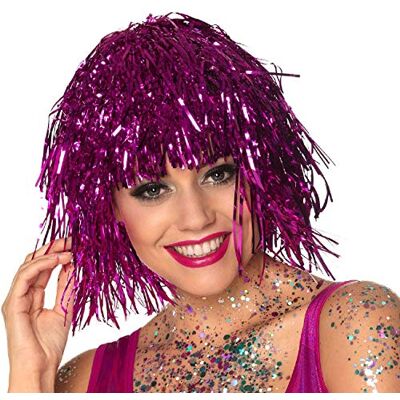 Boland Pruik metallic kleur One Size roze Boland Pruik metallic kleur One Size roze