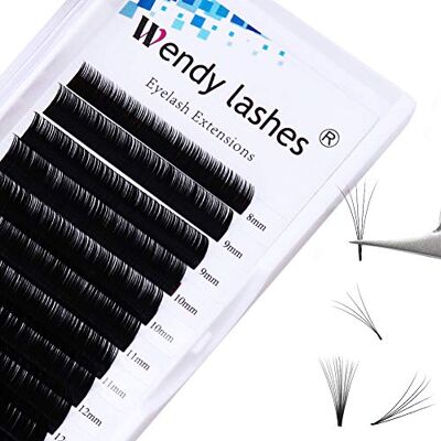 WENDY LASHES Wimperverlenging Russisch volume C krul 0,03 mm gemengd 8-14 mm wimperverlenging boeket 3D 5D 10D Easy Fan wimpers professionele zijde wimperextensions (KH-0.03-C-MIX8-14) WENDY LASHES Wimperverlenging Russisch volume C krul 0,03 mm gemengd 8-14 mm wimperverlenging boeket 3D 5D 10D Easy Fan wimpers professionele zijde wimperextensions (KH-0.03-C-MIX8-14)