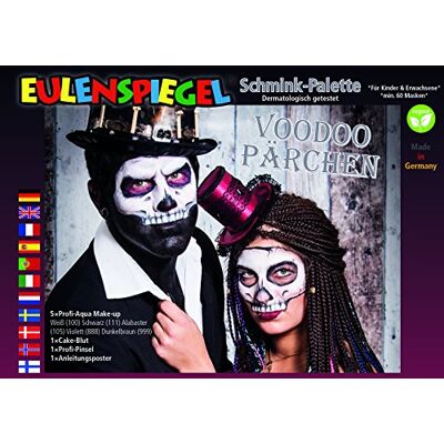 Eulenspiegel Voodoo Make-uppalet voor koppels Eulenspiegel Voodoo Make-uppalet voor koppels