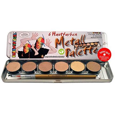 Eulenspiegel Skin Colours Make-uppalet, 6 kleuren Eulenspiegel Skin Colours Make-uppalet, 6 kleuren